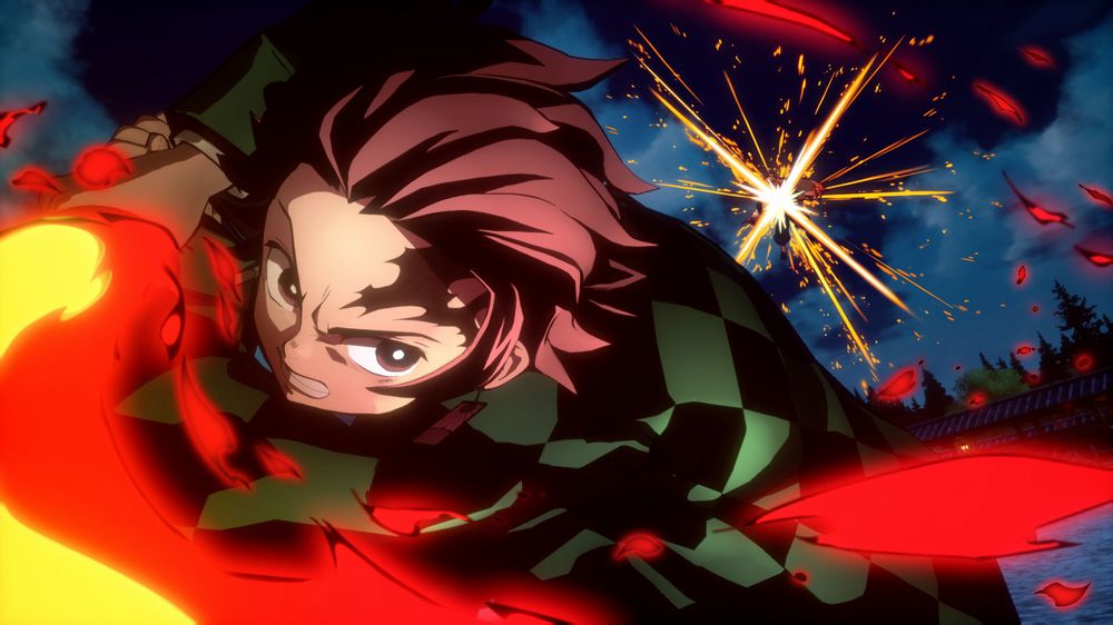 Demon Slayer ps4 Tanjiro infuocato Demon Slayer ps4 Tanjiro infuocato